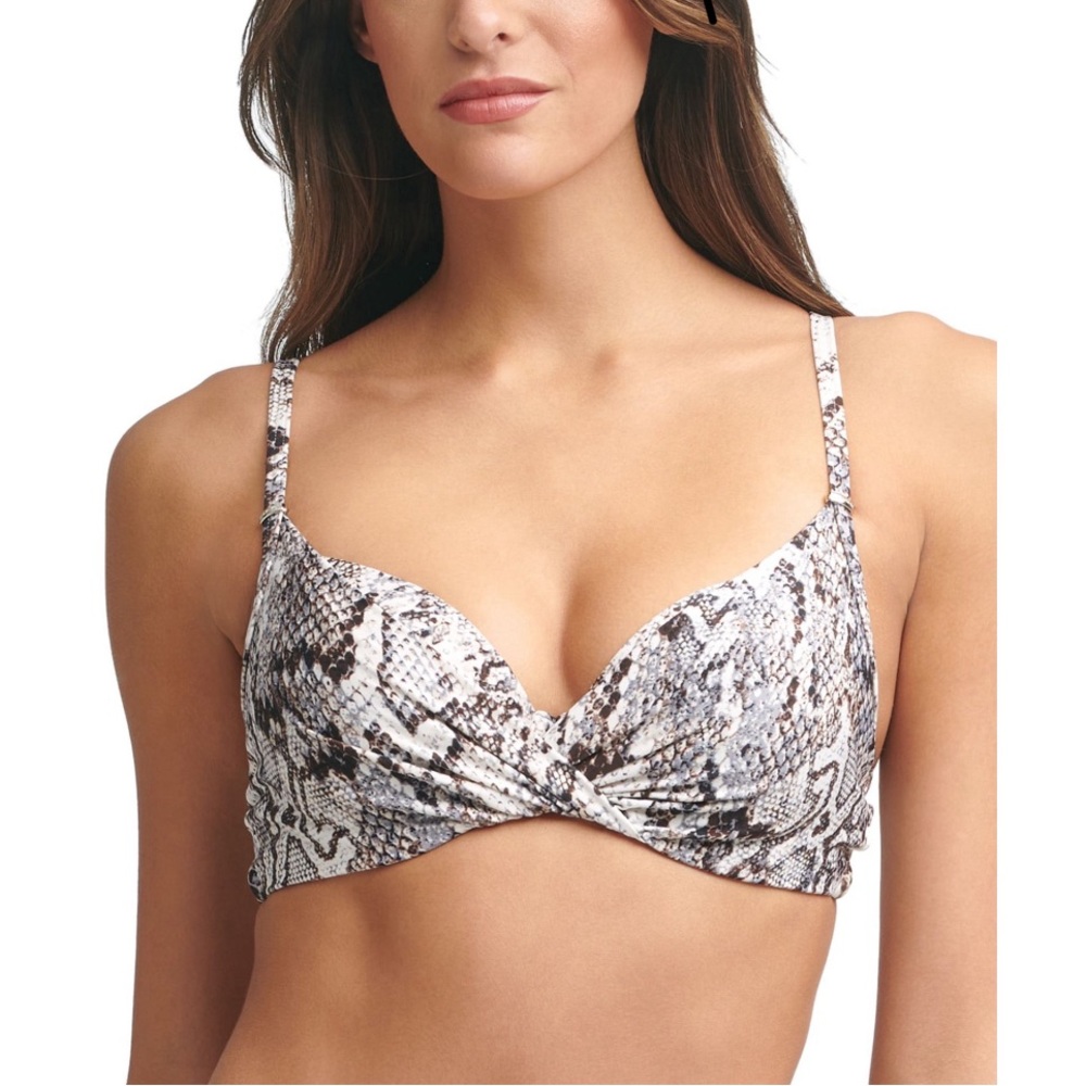 🆕Calvin Klein Snake Print Swim Top Size L